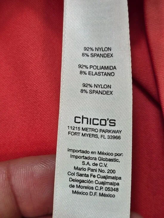 Chicos Womens Tank Tops Lot Of 4 Size 3 XL Orange Blue Pink Black/White Dot - Picture 6 of 14